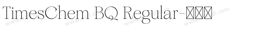 TimesChem BQ Regular字体转换